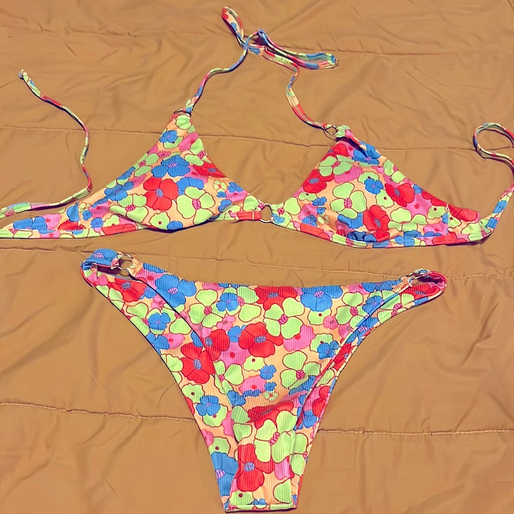 2pc floral bikini
